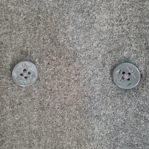 American Eagle Outfitters grey wool pea coat - Picture 3 of 4